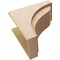 Ekena Millwork 11"W x 22"D x 22"H Classic Helena Rough Cedar Woodgrain TimberThane Corbel, Primed Tan CORUR11X22X22HELRCPR - alternate 4